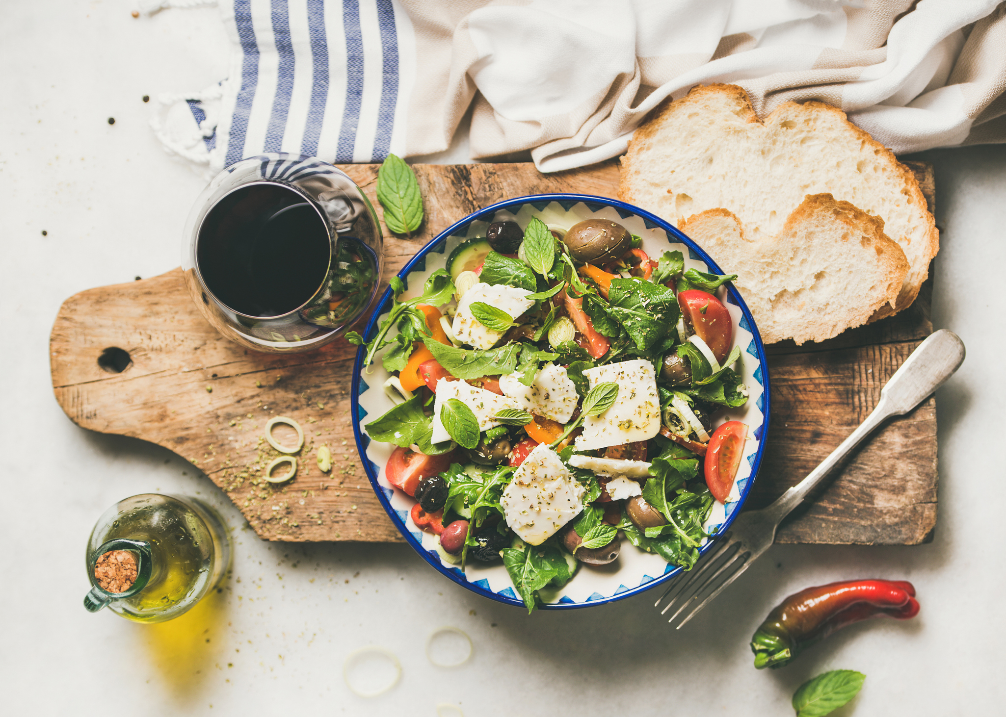 salade grecque détox légère